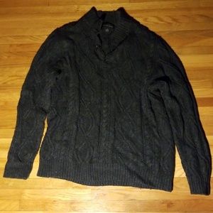KENNETH ROBERT PREMIUM COLLECTION BUTTON SWEATER